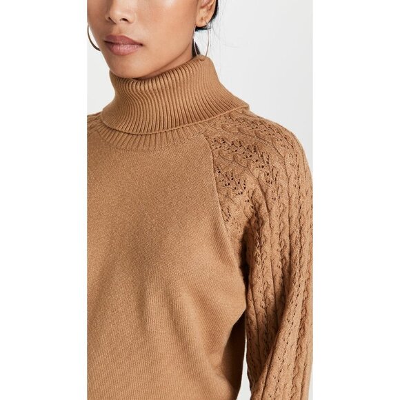 BB Dakota by Steve Madden Put A Wing On It Sweater in Light Camel XSmall - Picture 12 of 13